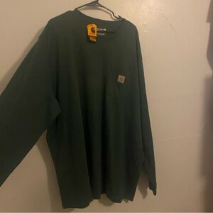 Carhartt Forest Green Long Sleeve Tee